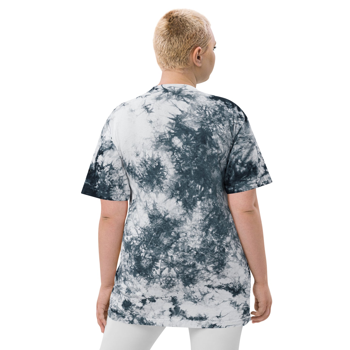 Wolfepack Logo Oversized tie-dye t-shirt