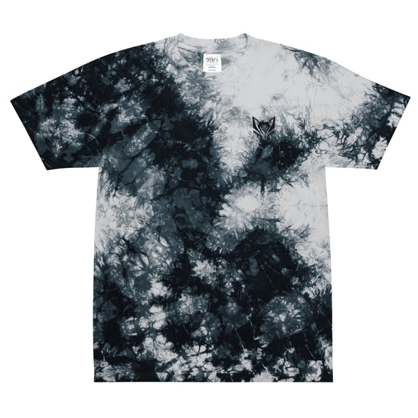 Wolfepack Logo Oversized tie-dye t-shirt